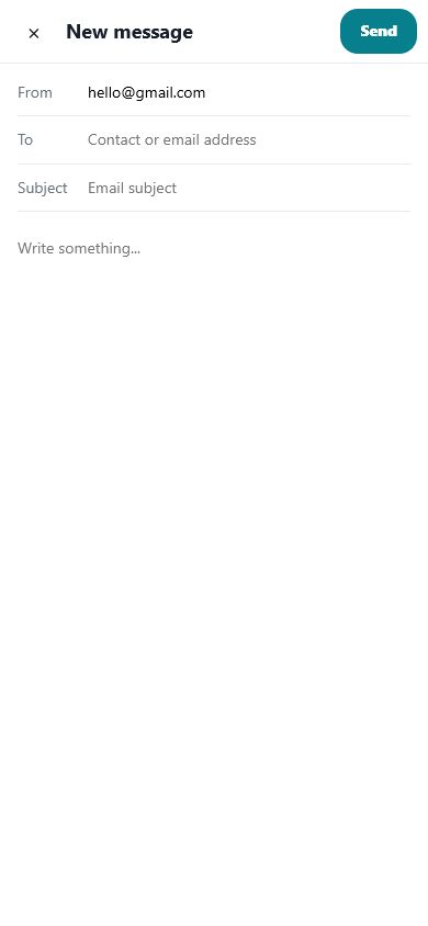 Easy Mail compose Gmail message screen