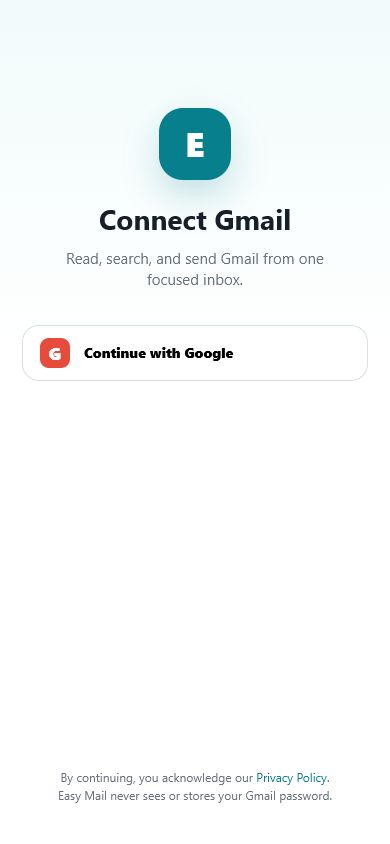 Connect Gmail with Google OAuth